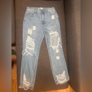 Hammer ripped distressed Jean